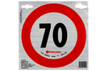 Reflecterende sticker Verkeersbord LAMPA snelheidslimiet 70 km/u B-33
