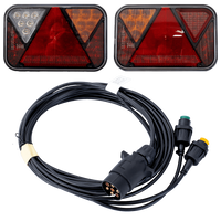 FRISTOM LED-achterlichten + MANTES 4m 7PIN kabelboom