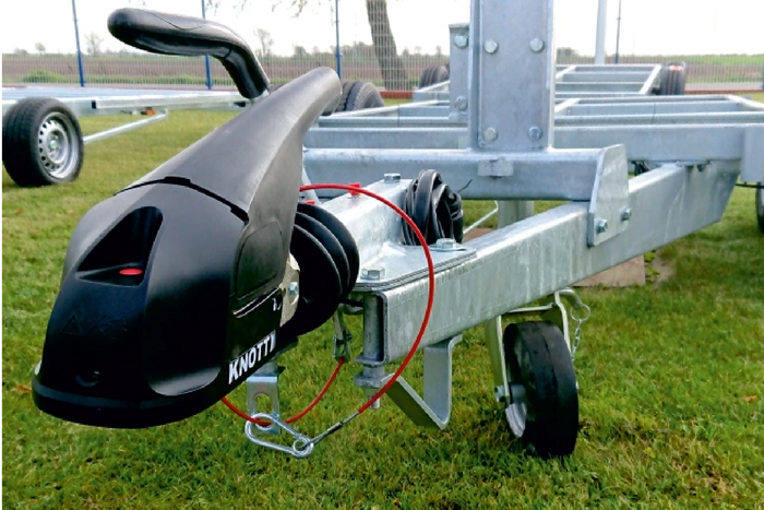 KNOTT KS30 kogelkoppeling met stabilisator  3000kg voor aanhanger met 50mm buisdissel