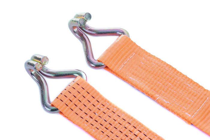 UNITRAILER 4m/50mm/5t oranje transportband met spaninrichting