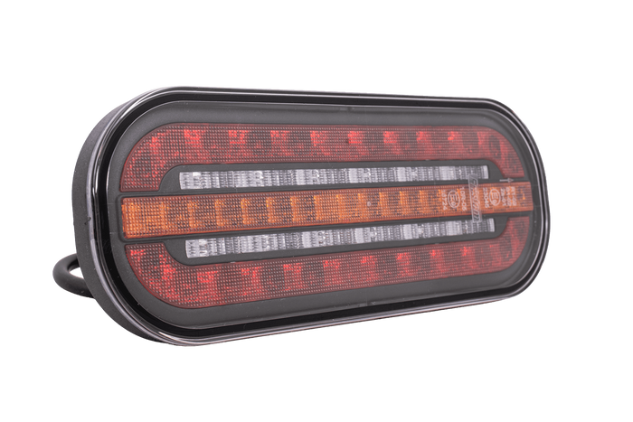 FRISTOM FT-320 LED achterlicht, 3 functies, universeel