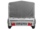 Twee-assige aanhanger 264x125 UNITRAILER GARDEN 264/2 KIPP met H-800 frame en grijze kap