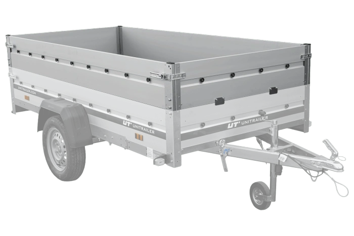 BIS aluminium zijwanden voor de UNITRAILER GARDEN 265 KIPP ALU en 265/2 KIPP ALU trailers