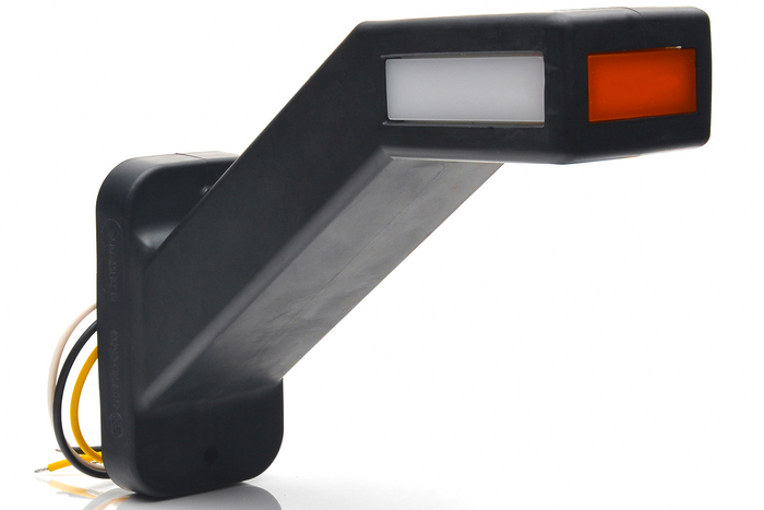 WAŚ 1448 L LED linker markeringslamp op een rubberen arm