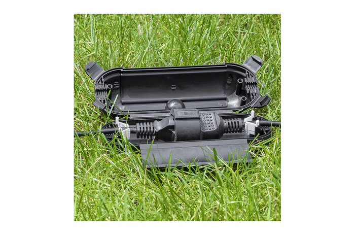 Waterdichte behuizing voor verlengsnoer ProPlus SAFE BOX beschermdoos voor Schuko-stekker