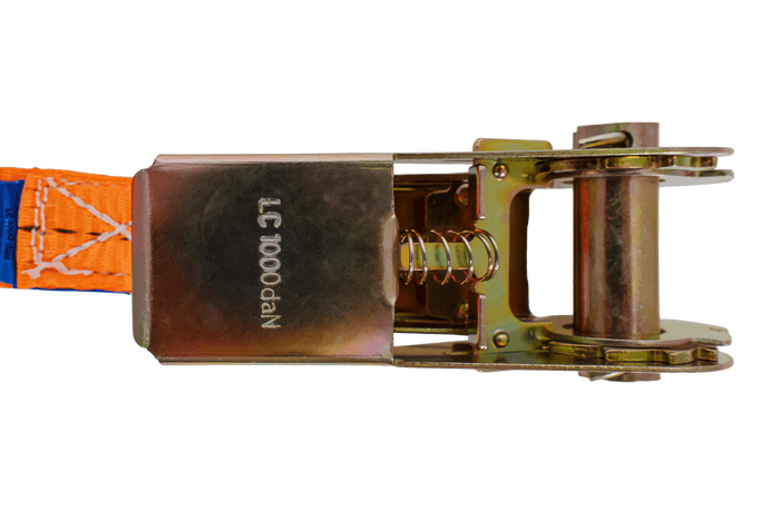 UNITRAILER eendelige spanband met spanner voor het vastzetten van 5m/25mm/1t