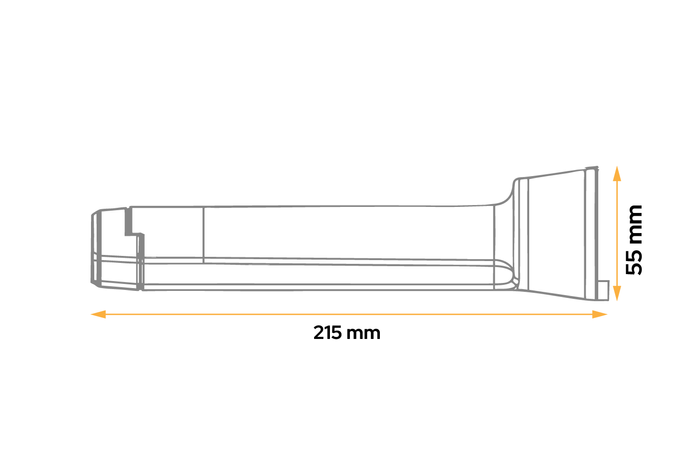 Wielkeg LOKHEN G46 h:193 mm set met handgreep