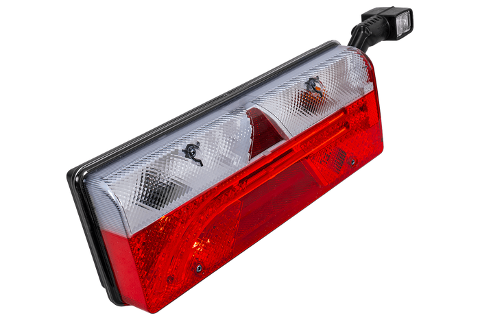 ASPÖCK EUROPOINT III LED bajonet achterlicht 7PIN ASS2 met claxon 7 functies rechts