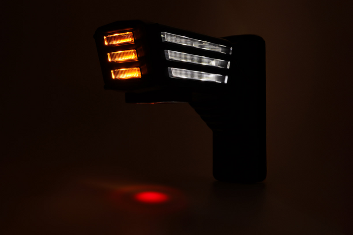 WAŚ 2550P W297.3.1 SPOT LED rechter markeringslamp op een korte arm