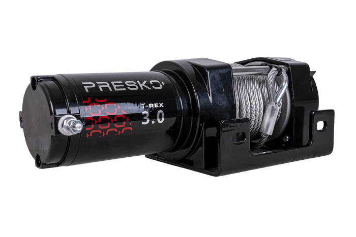 Elektrische lier voor aanhanger PRESKO T-REX 3.0 12V 1360kg met 11m stalen kabel