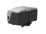 Towbox V3 Grey LED Edition - bagagebox voor op de trekhaak
