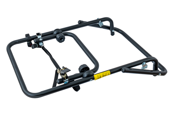 Fietsendrager reservewielhouder Peruzzo Brennero 4x4 - voor 2 fietsen met montagerails (zwart)