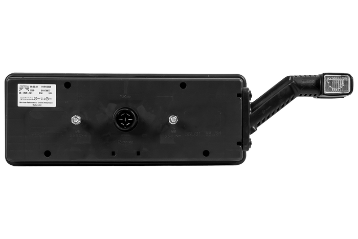 ASPÖCK EUROPOINT III LED-achterlicht met bajonetaansluiting 7-pins ASS2 en claxon, 7 functies links