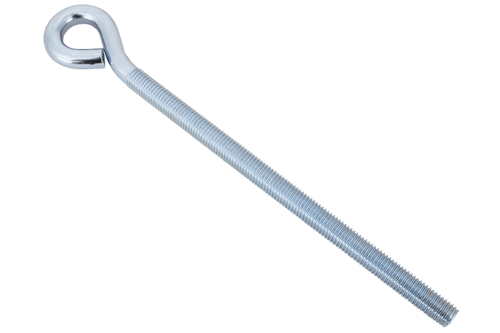 DROMET HO M12x260 schroefhaak met gesloten (oog) uiteinde