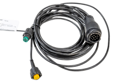 OUTLET MANTES elektrische installatie aanhanger kabelboom 4m 13-pins stekker 2x5-pins bajonetaansluitingen