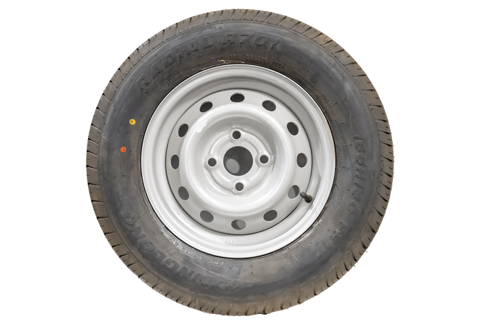 OUTLET Aanhangwagenwiel LINGLONG BAND 165/80 R13C 96/94N UNITRAILER VELG 4Jx13"H2 4x100 ET:30