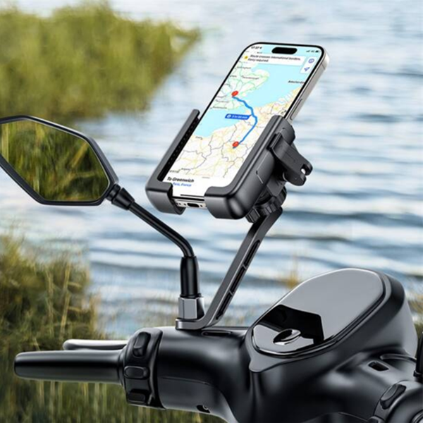 BASEUS GoTrip Series universele fiets-/motorfiets telefoonhouder voor spiegel