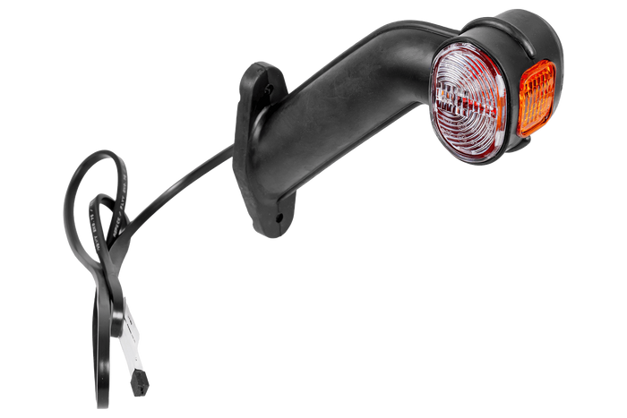 ASPÖCK SUPERPOINT II linker markeringslamp op een rubberen arm met zijkabel