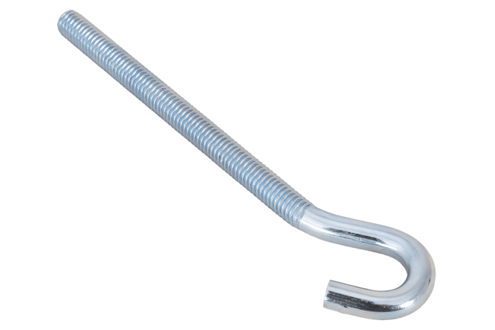 DROMET HZ M6x100 schroefhaak met open uiteinde (gebogen)