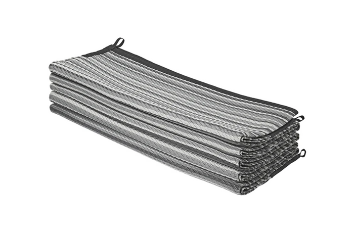 ProPlus 361780V02 tuin- en campingmat, gemonteerd op haringen, 2,5 x 4 m 