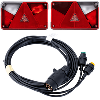 ASPÖCK MULTIPOINT V achterlichten + MANTES 4m 7PIN kabelboom
