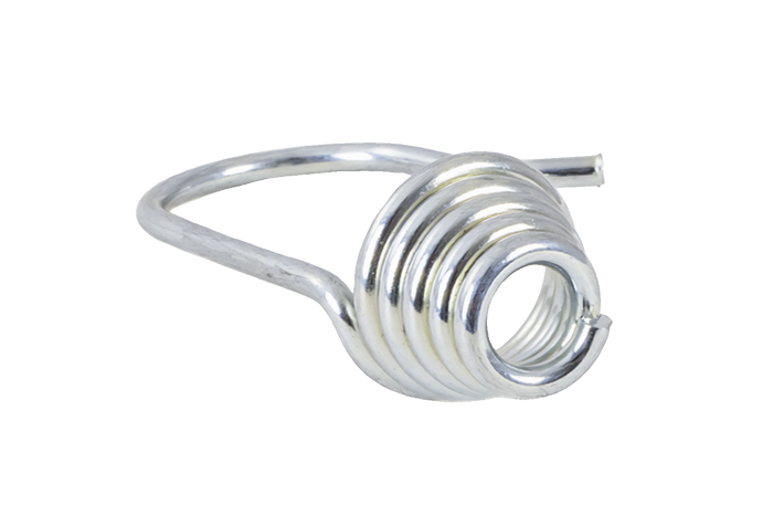 Eindstuk van de expander, 55mm veer voor koord van 6 mm