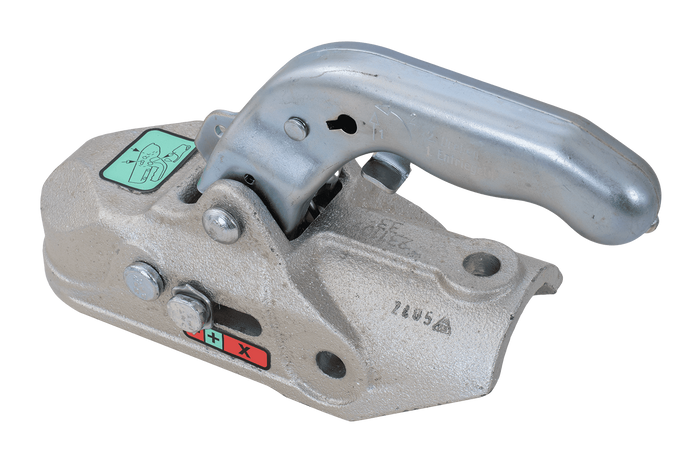 KNOTT K27-B kogelkoppeling voor 2700kg aanhangwagen met 45mm buisdissel, gietijzer 