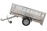 Lichte aanhanger 230x125 UNITRAILER GARDEN 230 KIPP met zijwanden van gaas