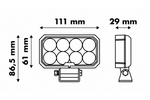 LED-werklamp reflector LAYTZ LY7302 32xLED 3200lm rechthoekig