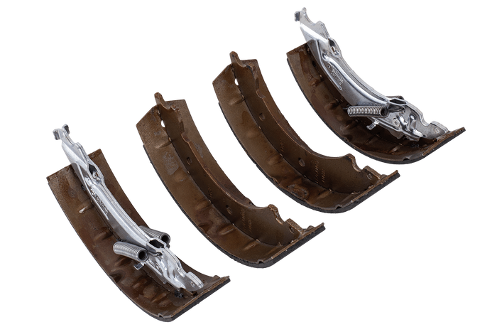 Remschoenen voor geremde assen KNOTT 200x50 Backmat SET