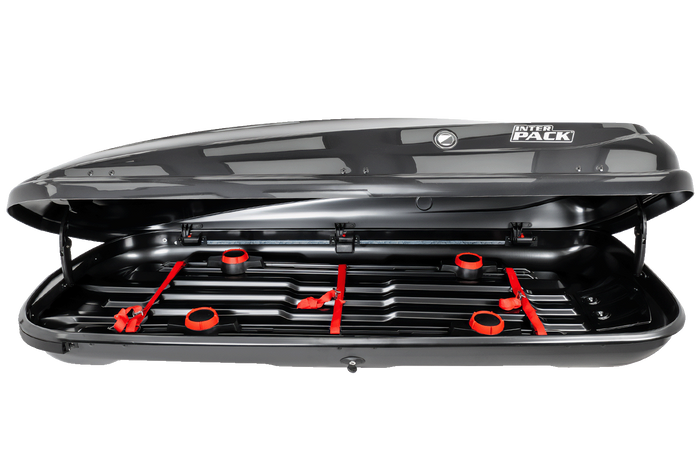 Inter Pack Zenith 6.6 dakkoffer, zwart metallic