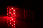 Lampa zespolona tylna (lewa/prawa), HOR 126: pozycyjne tylne, hamowania, kierunkowskaz tylny, odblask, LED 12/24 V, przewód 4x0,5 mm2, długość 2m