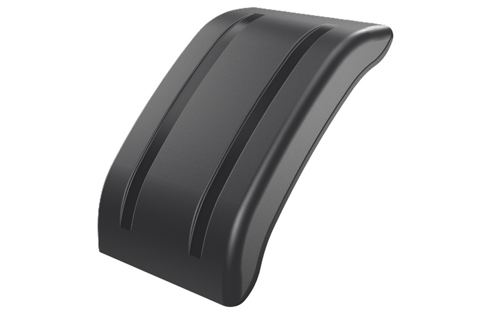 Half spatbord voor aanhanger DOMAR D10228 wielkast 460/280mm
