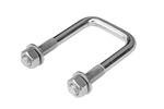 DROMET type C vierkante klem met moeren en ringen M12 85/42/85
