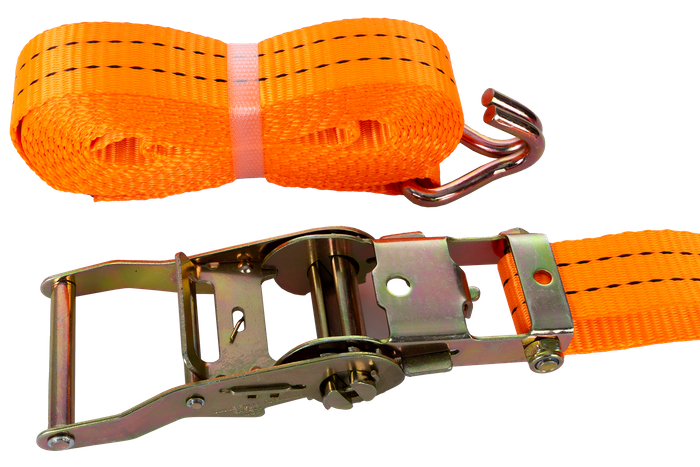 UNITRAILER 5m/35mm/2t oranje transportband met spaninrichting