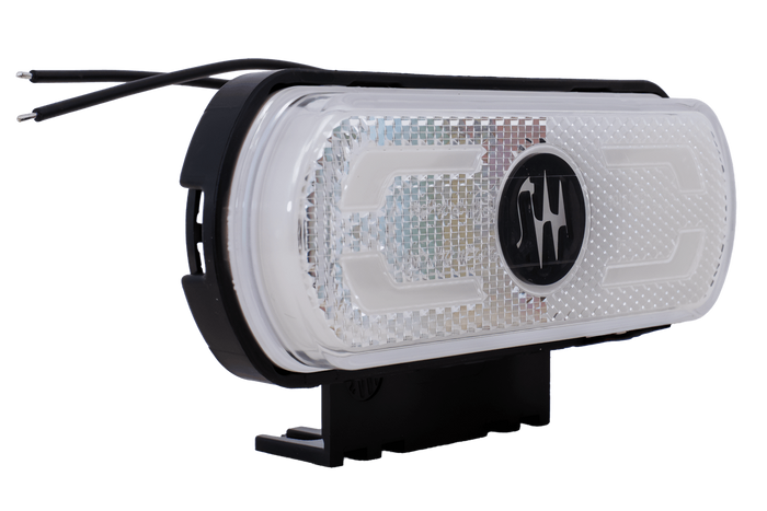 WAŚ W240 1600 LED witte universele markeringslamp met houder