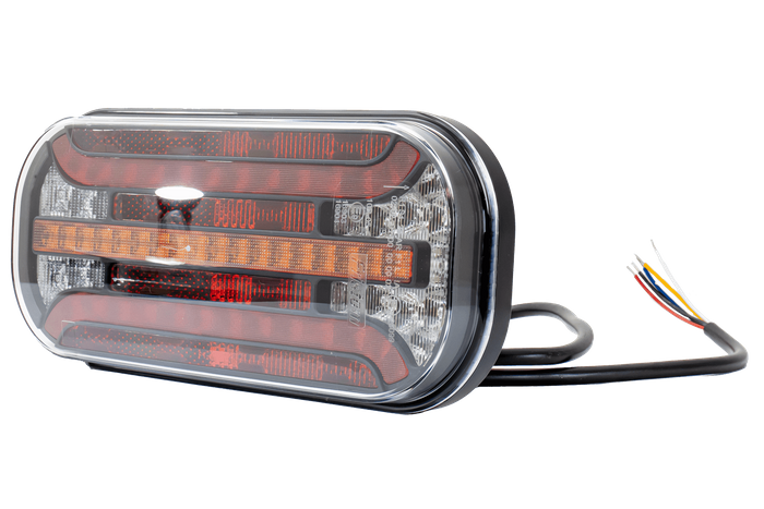 Achterlicht FRISTOM FT-230 LED 6 functies universeel