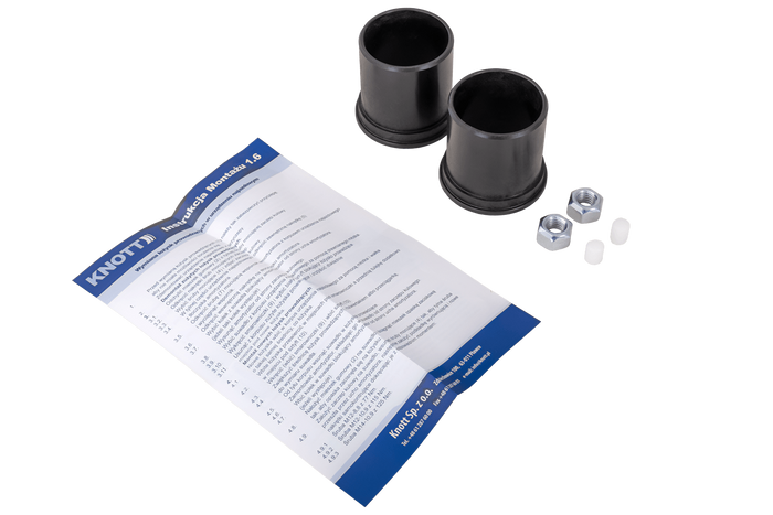 KNOTT 49,5 mm glijlagers / glijbussen voor KF27 oploopremmen