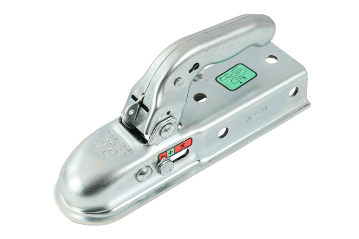 KNOTT KQ14-B kogelkoppeling 1400 kg voor aanhanger met vierkante dissel 60 mm