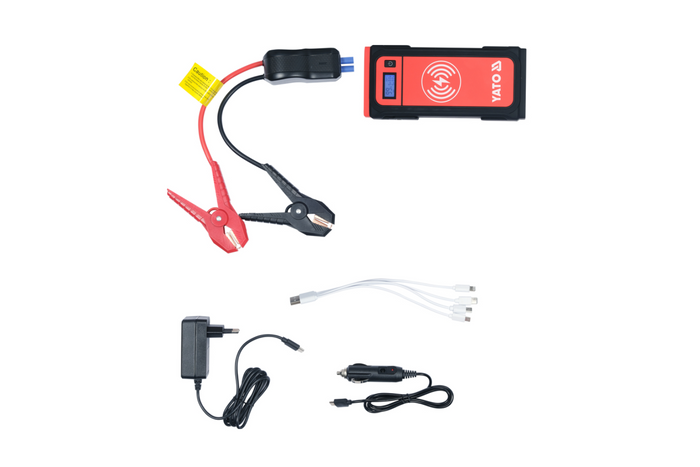 YATO YT-83085 starthulp powerbank 16000mAh met inductief opladen
