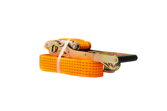 UNITRAILER ERGO 12m/50mm/5t oranje transportband met spaninrichting