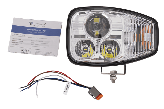 TT Technology TT.16610-L LED koplamp 3 functies 21xLED 4450lm links voor JCB/Cat/Manitou/Volvo/Terex
