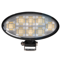 LED-werklampreflector TT TECHNOLOGY ZWART TT.13417 160xLED 8900lm ovaal
