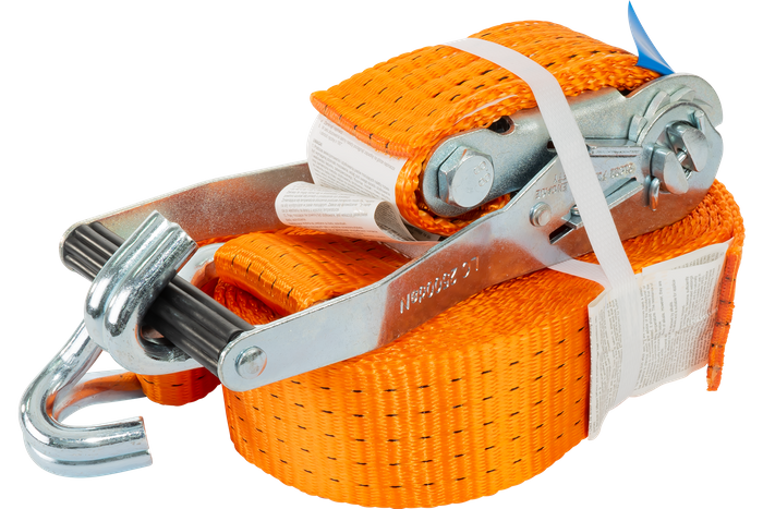 UNITRAILER 8m/50mm/5t oranje transportband met spaninrichting