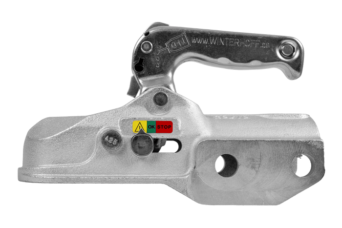 WINTERHOFF WW 350-RCH-1616 kogelkoppeling voor aanhanger van 3500 kg met dissel van 60 mm buis, gietijzer