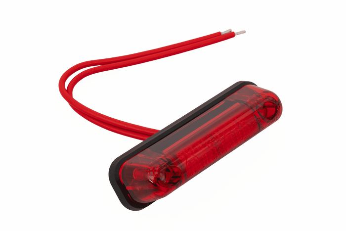 FRISTOM FT-081 LED-markeringslamp, rood, universeel