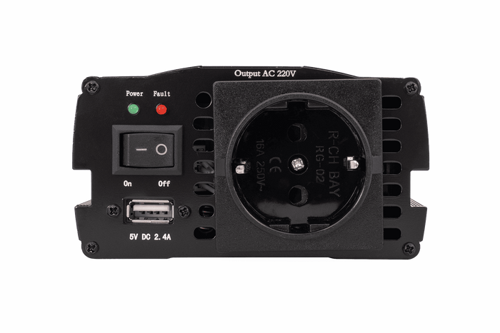 Spanningsomvormer 12V/230V (300/600W) KAMAR E1922