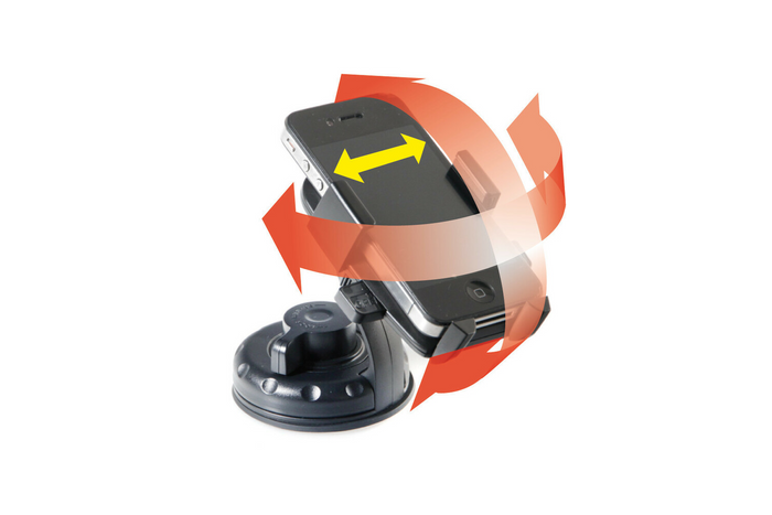 Easy-Lock LAMP telefoonhouder met zuignapbevestiging
