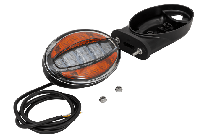 FRISTOM FT-356 LED IND universele voorlicht met lamphouder voor zijmontage