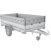 BIS aluminium zijwanden voor de UNITRAILER GARDEN 264 KIPP ALU en 264/2 KIPP ALU trailers